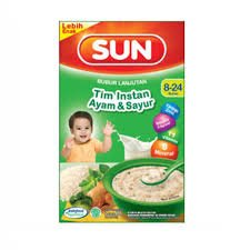 Sun Bubur Tim Ayam & Sayur 8+ 100 gr
