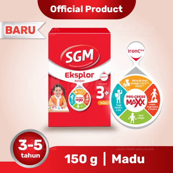 SGM Eksplor 3+Madu 150g
