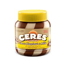 Ceres Milk Spread Duo Hazelnut & Milk Btl 350 gr