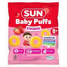 Sun Baby Puffs Strawberry 10gr