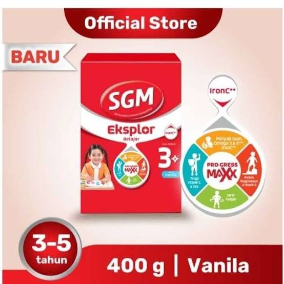 SGM Eksplor 3+Vanila 400g