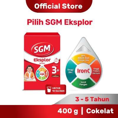 SGM Eksplor 3+Coklat 400g